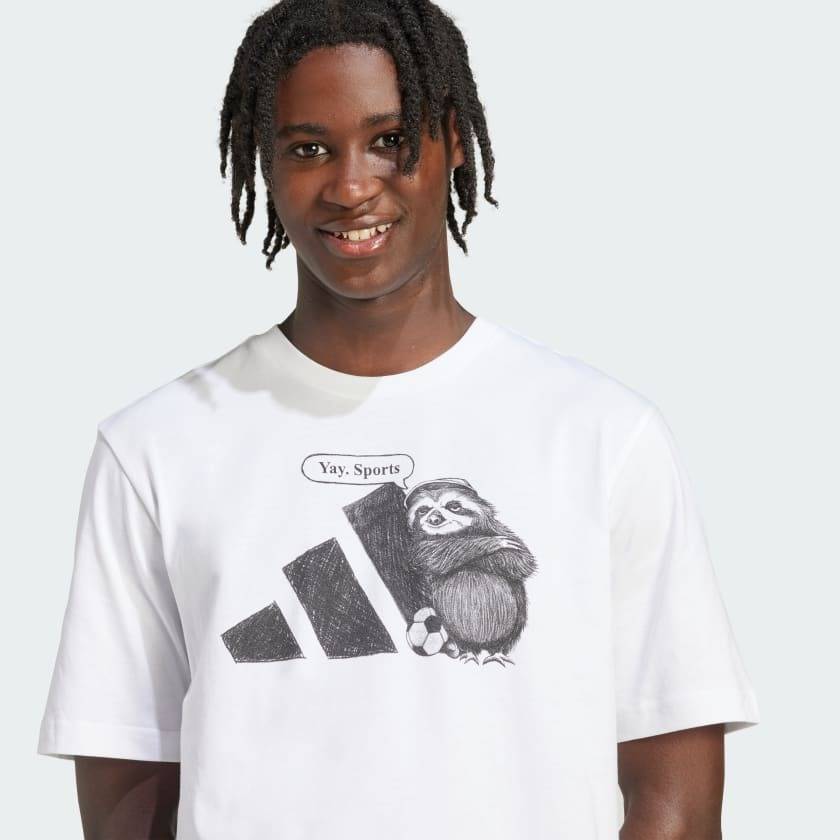 T-SHIRT ADIDAS BIANCA - immagine 3