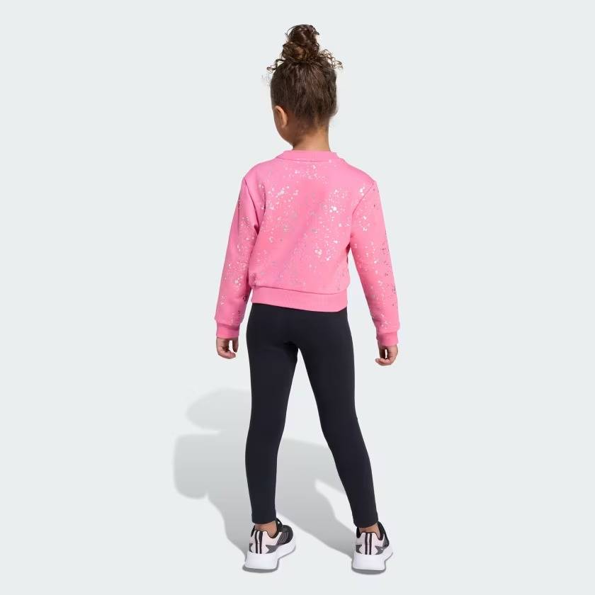 TUTA ADIDAS ROSA/NERA - immagine 2
