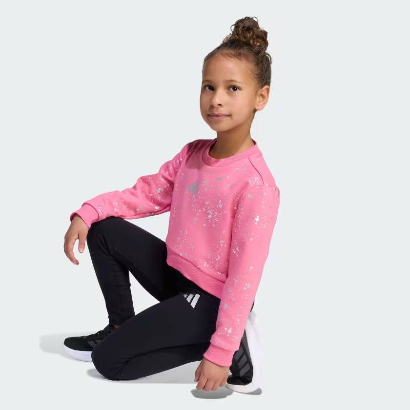 TUTA ADIDAS ROSA/NERA - immagine 3