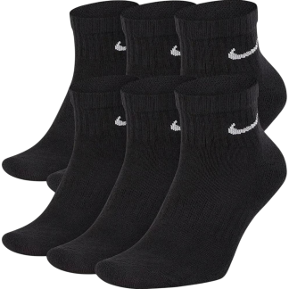 Nike Everyday Max Cushioned Socks Black 6-pack