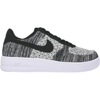 Nike Air Force 1 Flyknit 2 Black Pure Platinum